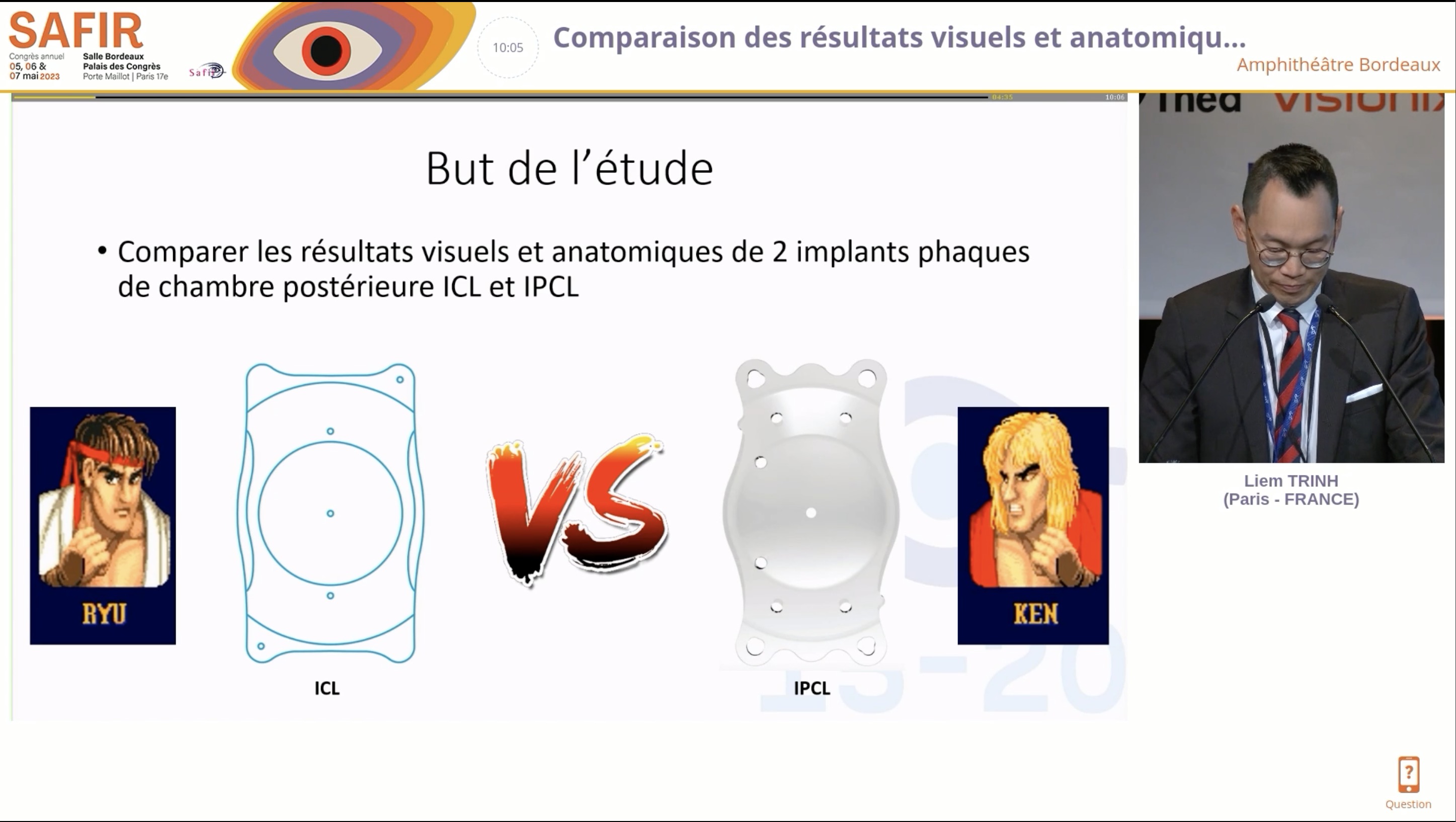 Implant phaque ICL Paris