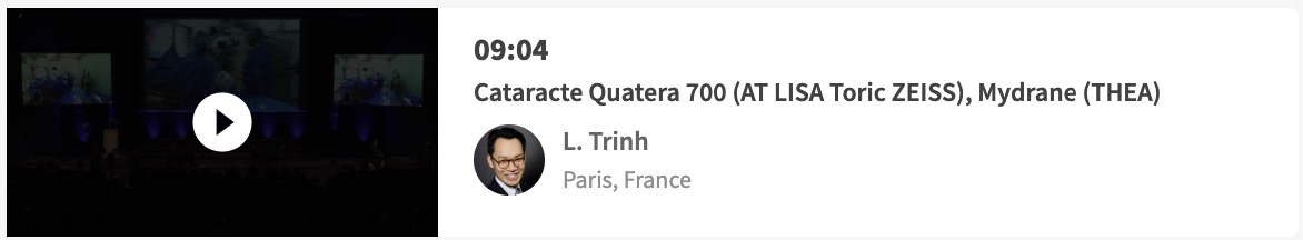 Meilleur chirurgien de la cataracte Paris