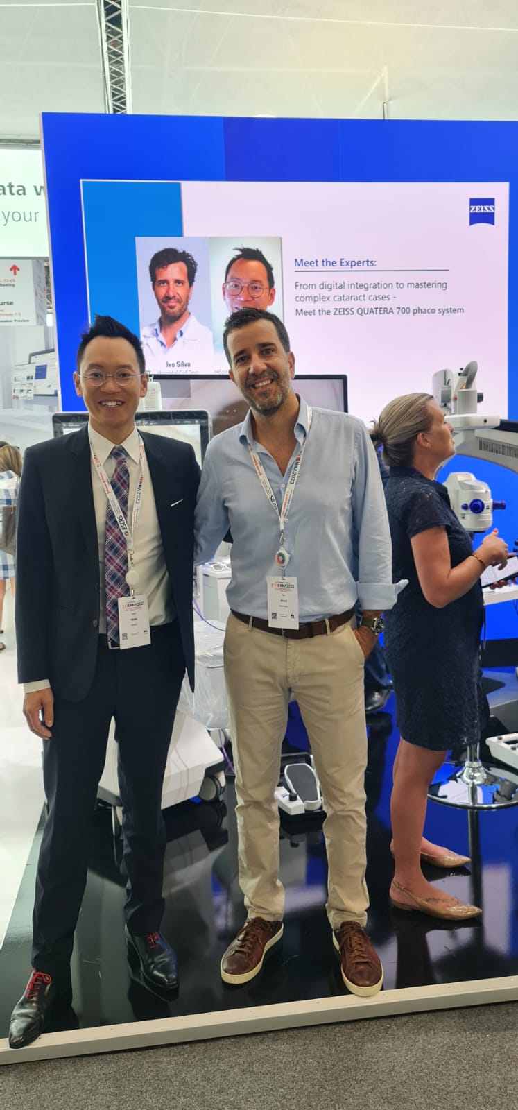 Dr trinh Dr Ivo Silva Cataracte Zeiss ESCRS