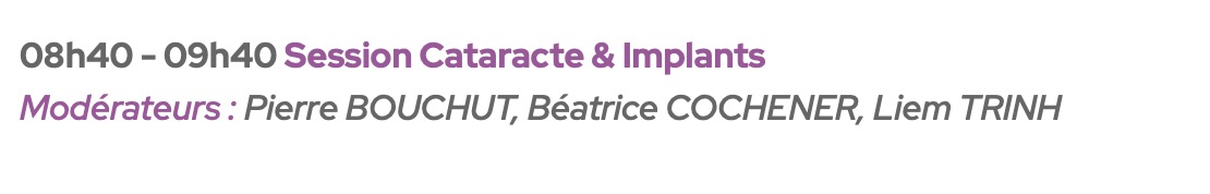 Congrès de la SAFIR