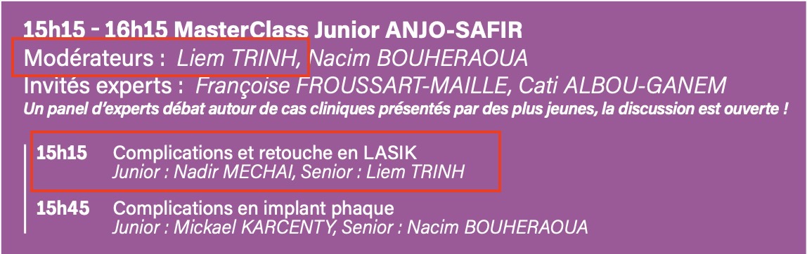 MasterClass Junior ANJO SAFIR
