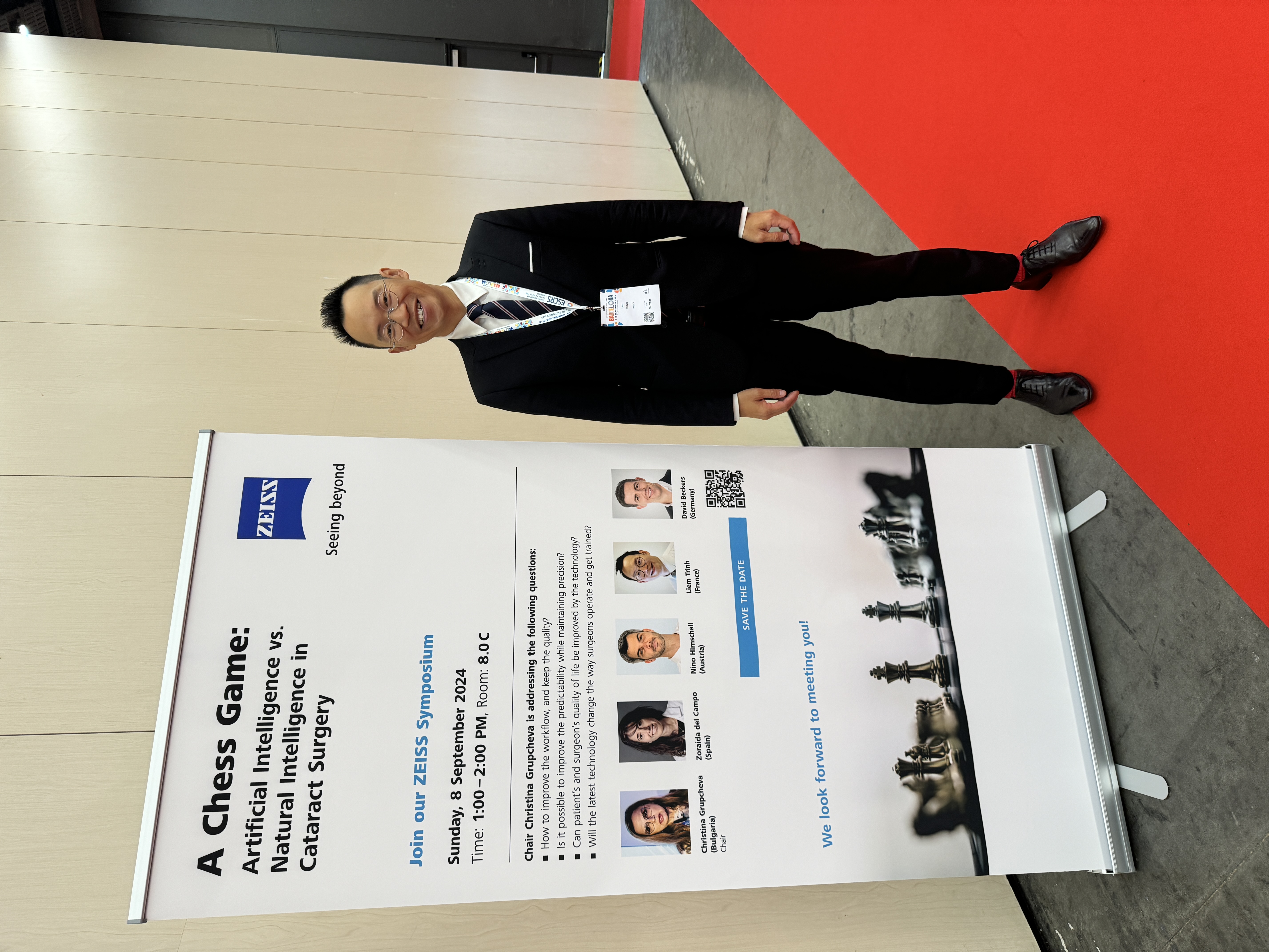 Dr Trinh Zeiss ESCRS Paris SMILE LASIK