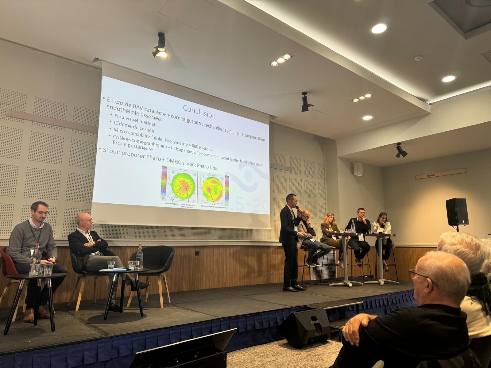 DMEK cataracte cornea guttata Paris