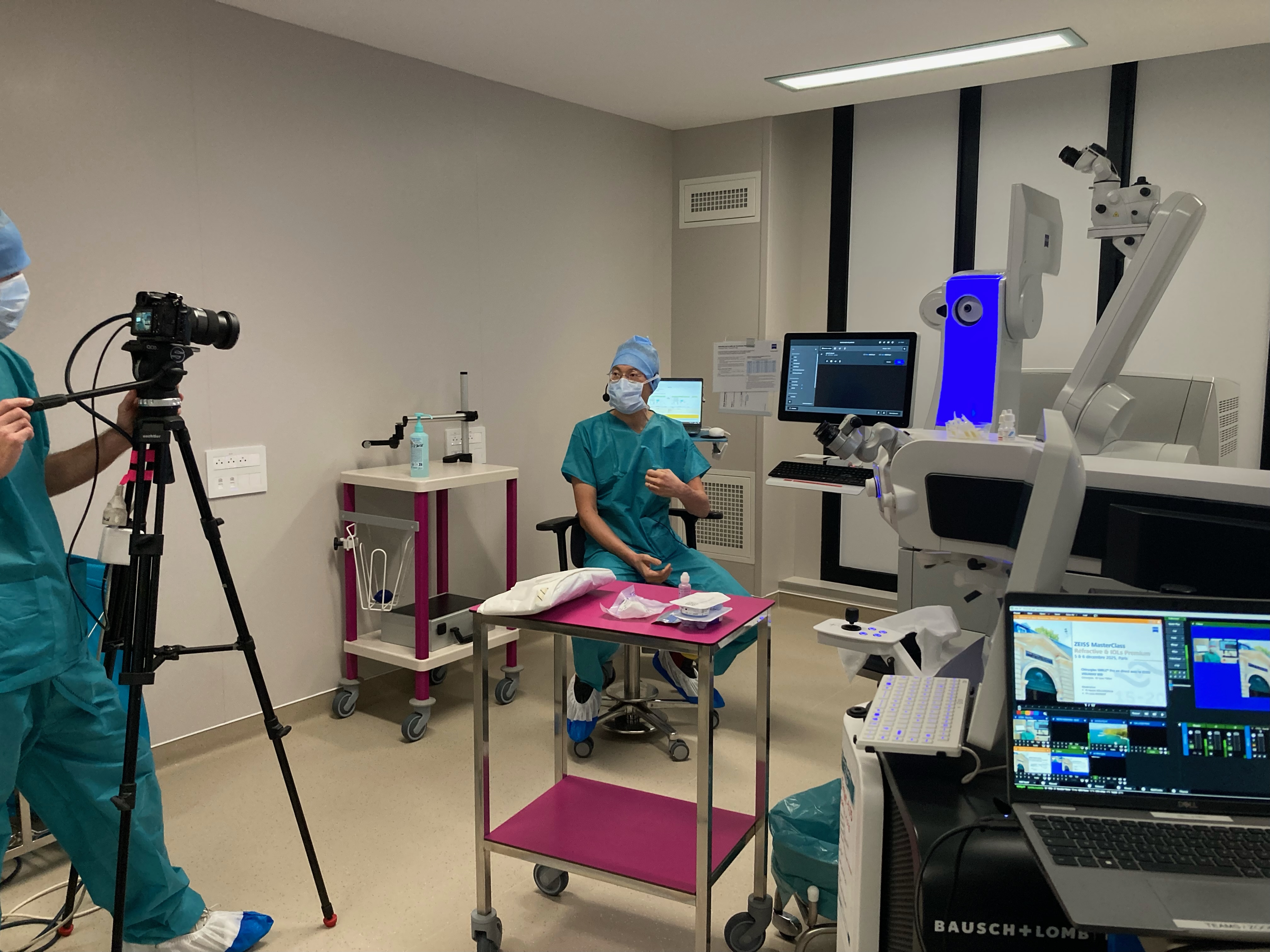 Chirurgie en direct SMILE Paris Dr Trinh