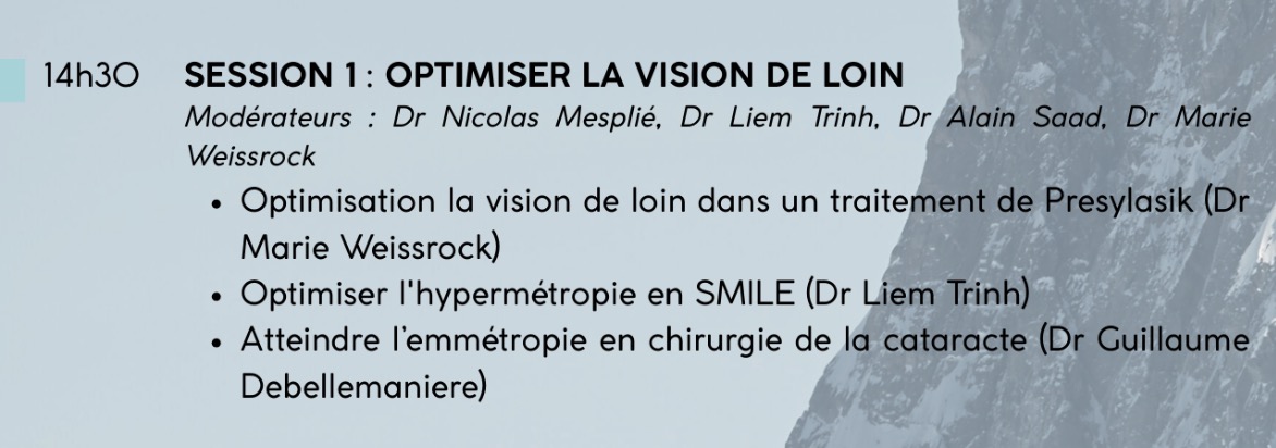 SMILE hypermétropique Visumax