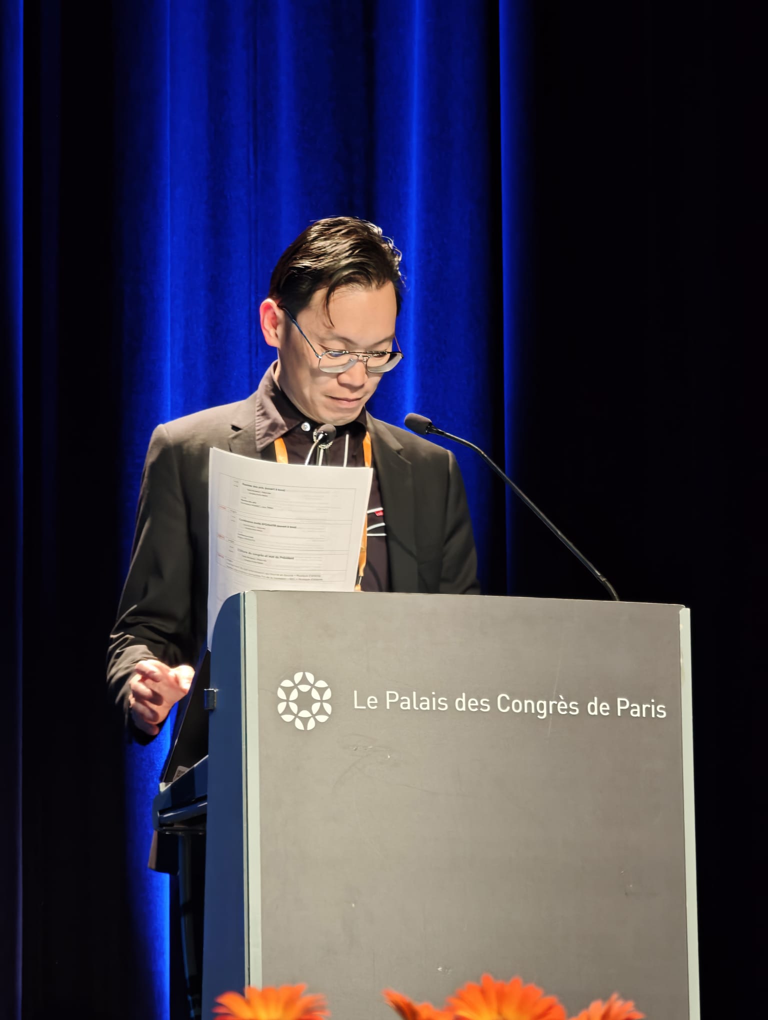 Dr Trinh congrès SAFIR